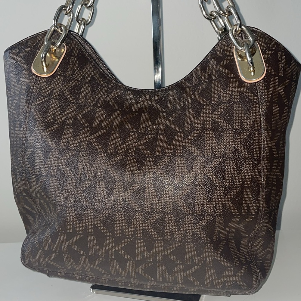 Mk Coated Signature Hobo - image 3